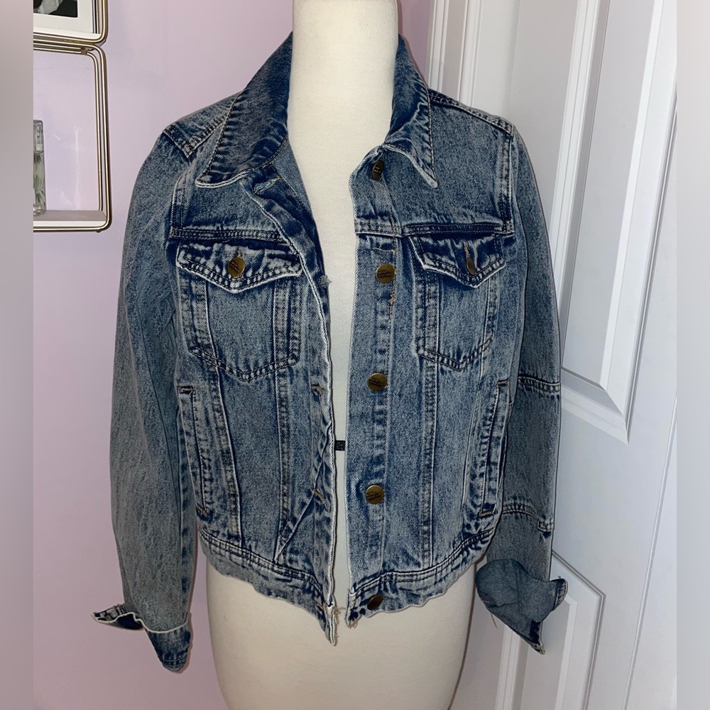 NWT Jean Jacket:Caution to the Wind 